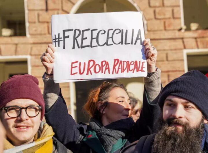 sit-in per la liberazione di cecilia sala