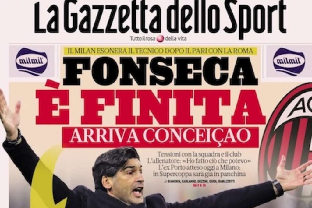 gazzetta prima pagina 30 dicembre 2024