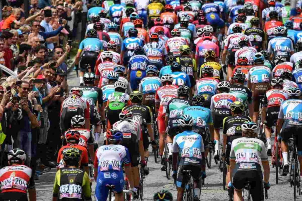 ciclisti al giro d'italia