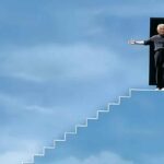 Grillo in un'immagine che cita il finale del Truman Show