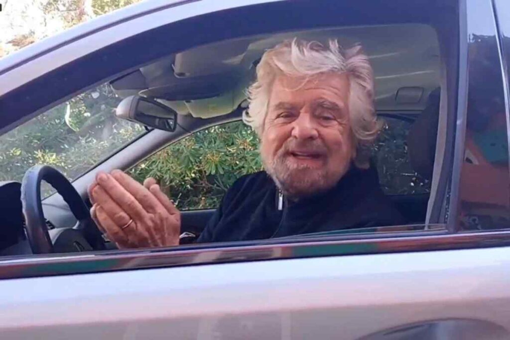 Beppe Grillo nel video contro Conte di qualche settimana fa