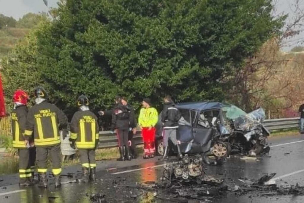 foto di un incidente