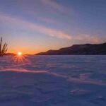 Un paesaggio innevato