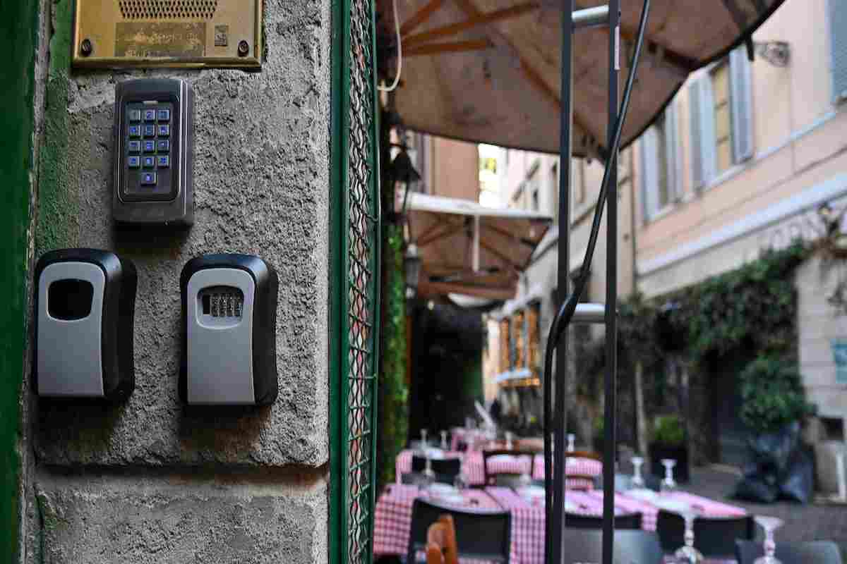 Le keybox usate per accogliere i turisti nei B&B