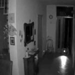 Il video di due ladri che entrano in una casa di notte