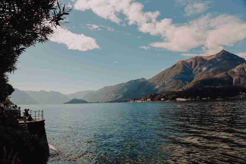 veduta del lago di Como