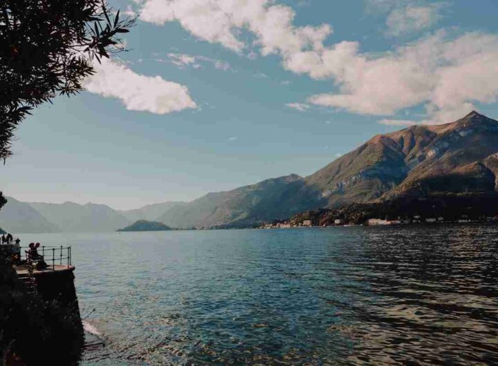 veduta del lago di Como