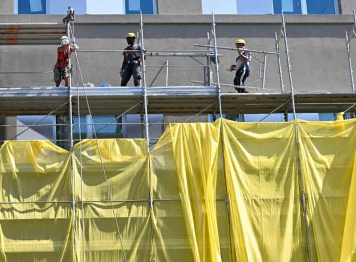 lavori su un palazzo