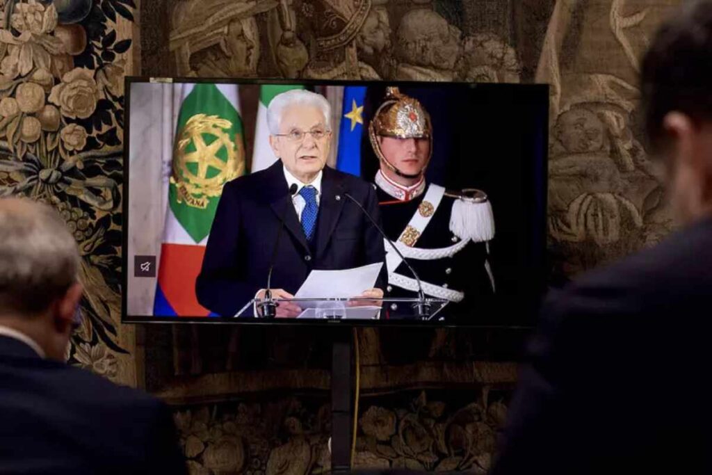 Il presidente della Repubblica, Sergio Mattarella