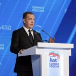 l'ex presidente russo medvedev