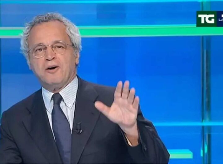 Il direttore del Tg7 Enrico Mentana