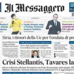 Il Messaggero del 2 dicembre