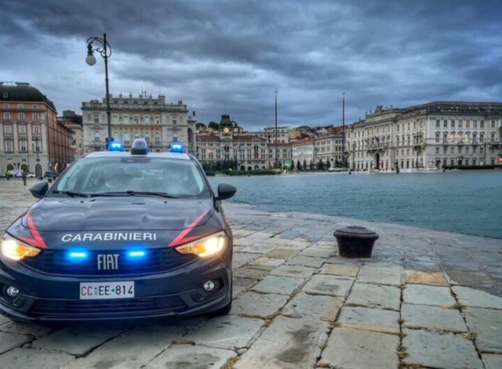 carabinieri sul molo di trieste