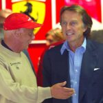 Luca Montezemolo con Niki Lauda negli anno d'oro