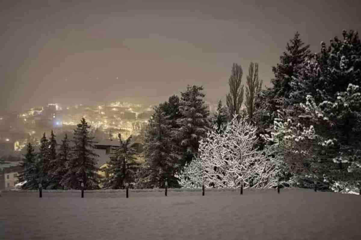 Neve in Abruzzo, foto di repertorio