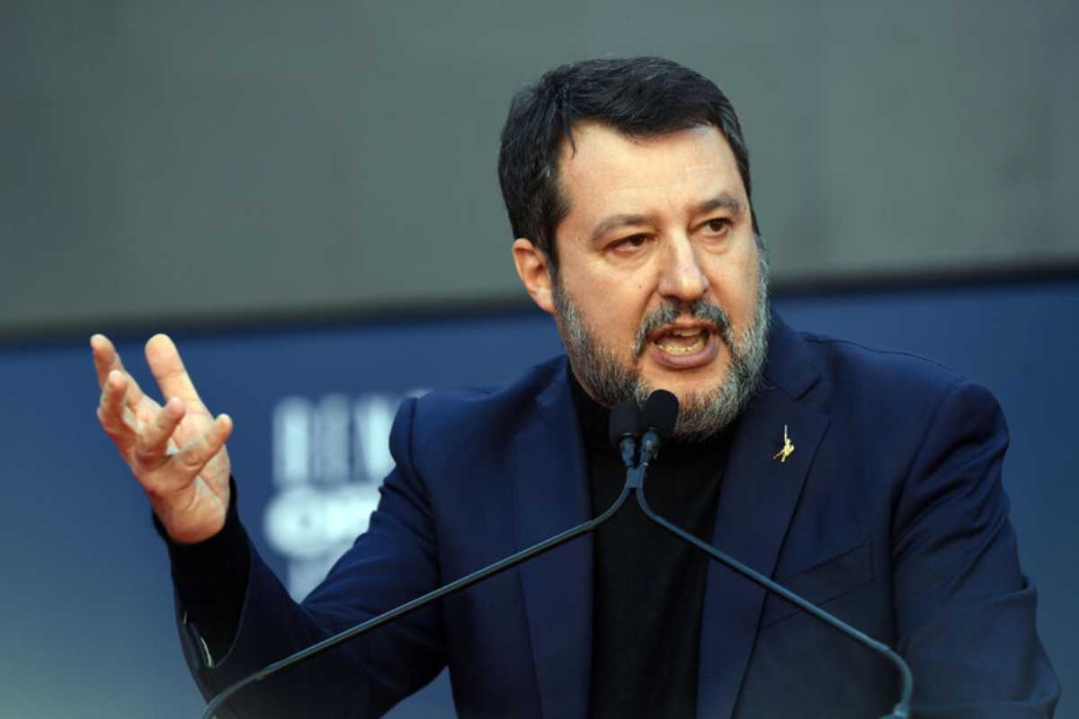 Il ministro delle Infrastrutture, Matteo Salvini