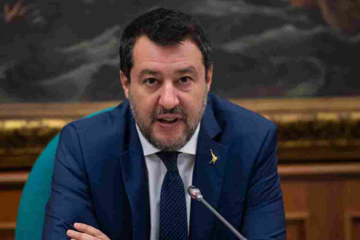 Il vicepremier e ministro Matteo Salvini