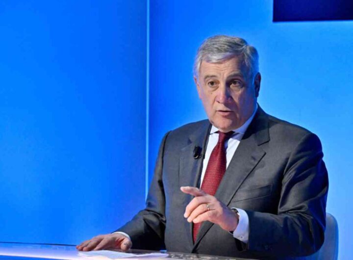 Il ministro Antonio Tajani