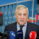 Il leader di Forza Italia Antonio Tajani