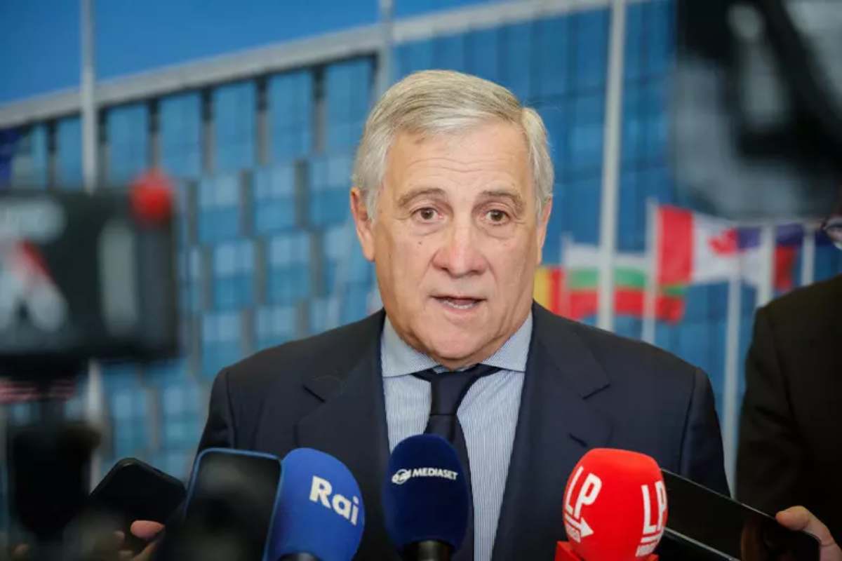 Il leader di Forza Italia Antonio Tajani