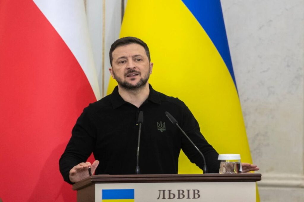 Il leader ucraino Zelensky