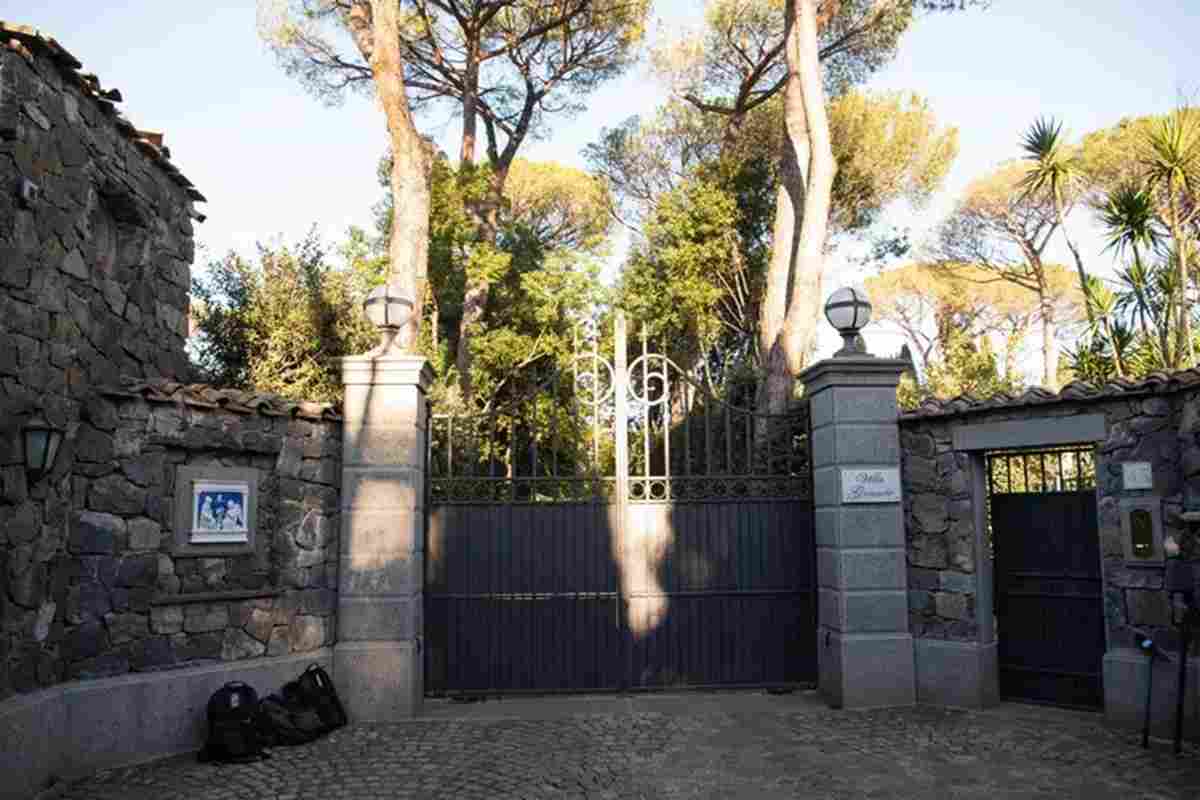 La villa della famiglia Berlusconi sull'Appia