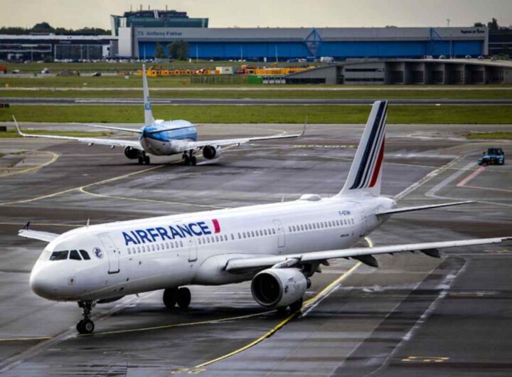 Un aereo della compagnia AirFrance