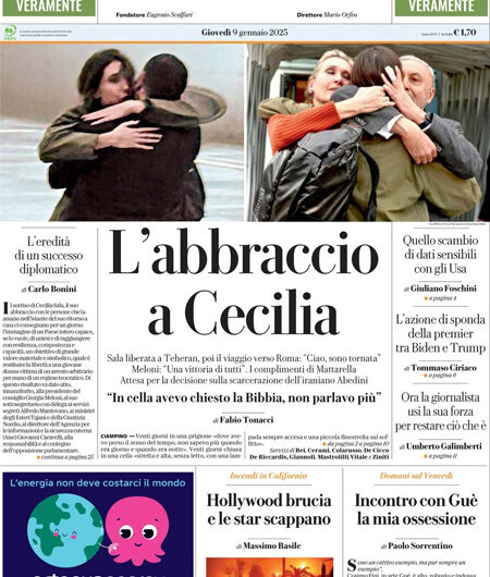 La Repubblica del 9 gennaio