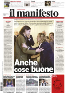 Il Manifesto del 9 gennaio