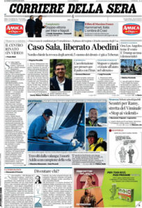 Il Corriere della Sera del 13 gennaio