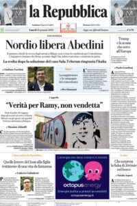 La Repubblica del 13 gennaio