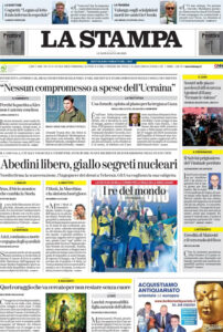 La Stampa del 13 gennaio