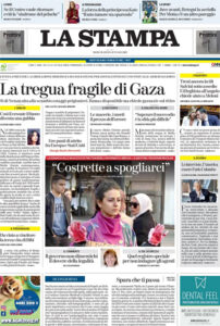 La Stampa del 15 gennaio