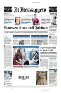 Il Messaggero del 15 gennaio