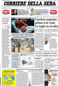 Il Corriere della Sera del 17 gennaio