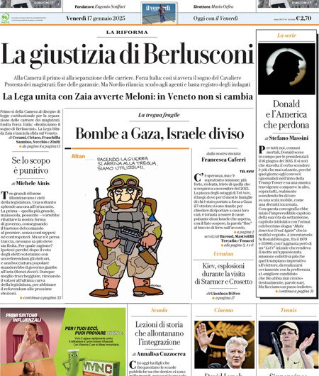 La Repubblica del 17 gennaio