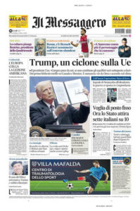 Il Messaggero del 22 gennaio