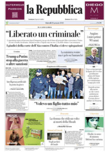 La Repubblica del 23 gennaio