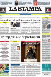 La Stampa del 23 gennaio