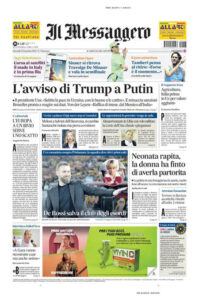 Il Messaggero del 23 gennaio