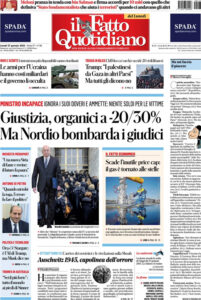 IL Fatto Quotidiano del 27 gennaio