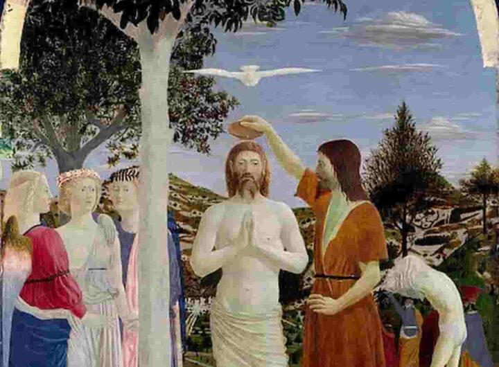 Il battesimo di Gesù nel dipinto di Piero della Francesca