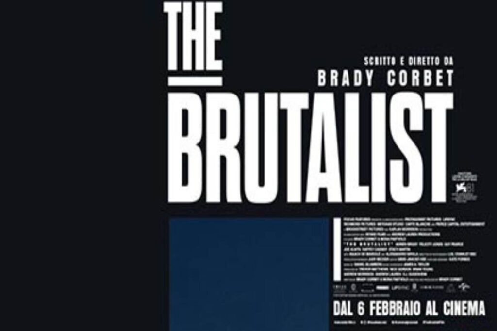 La locandina del film The Brutalist