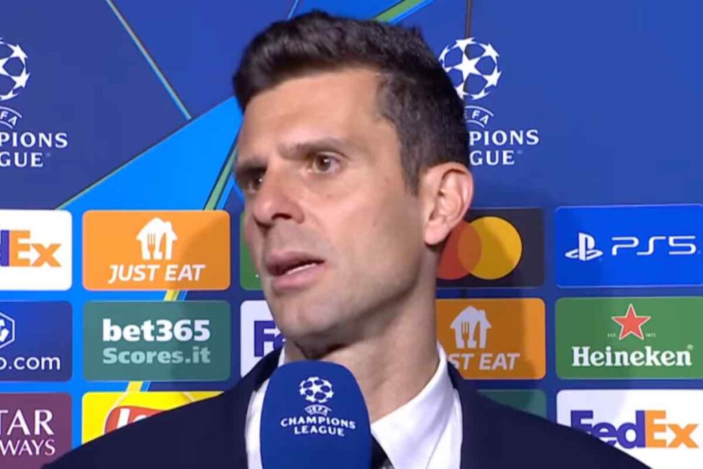 Thiago Motta dopo la partita di Champions