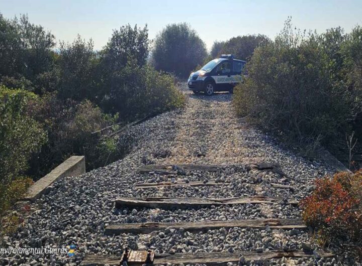 Le guardie ambientali scoprono che qualcuno ha rubato 70 metri di binari su una linea dismessa a Manfredonia