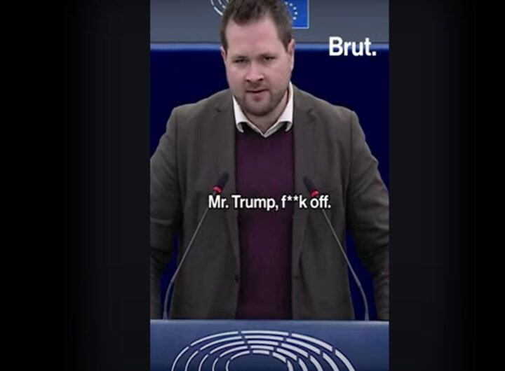 Il video dell'eurodeputato danese che insulta Trump