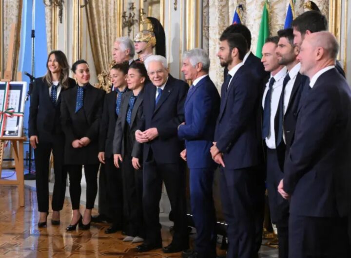 mattarella riceve gli azzurri del tennis