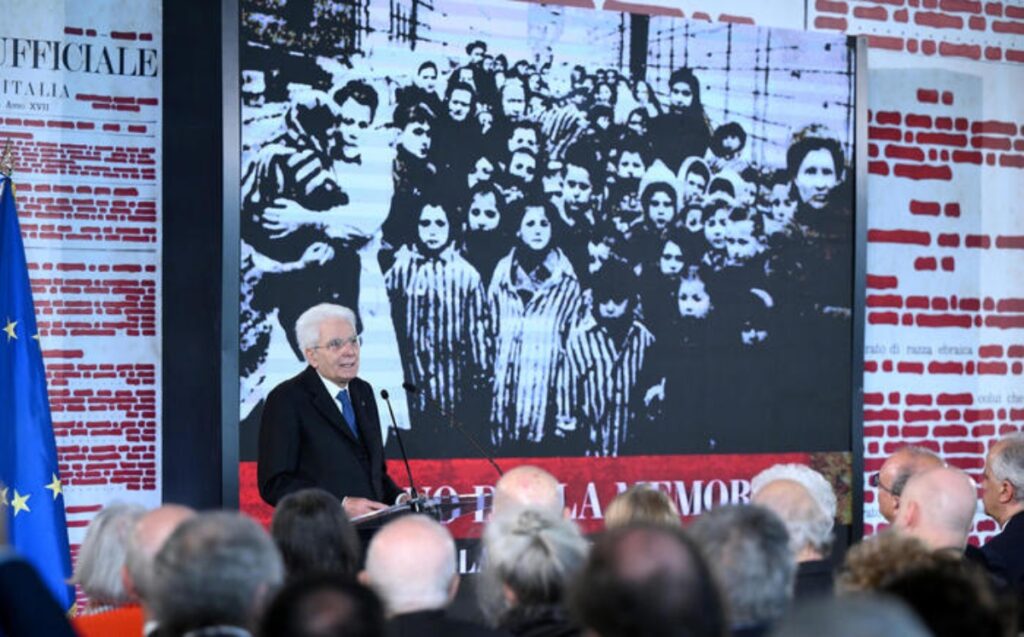 mattarella all'80° anniversario apertura cancelli auschwitz