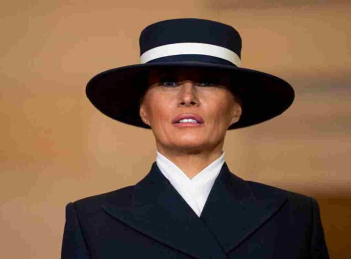 Il cappello di Melania Trump alla Casa Bianca