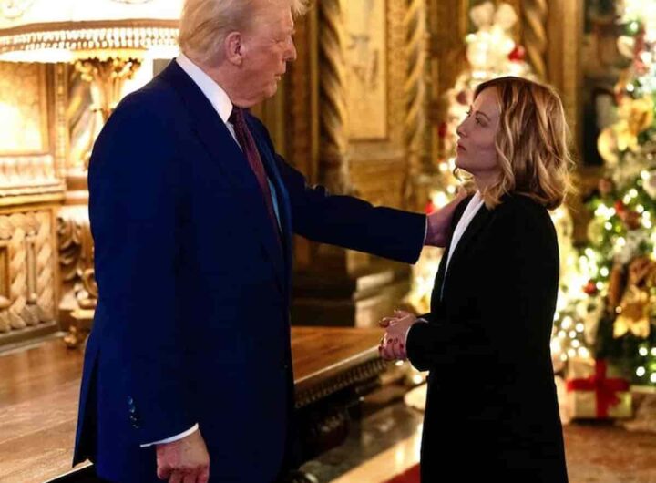 Giorgia Meloni e Trump